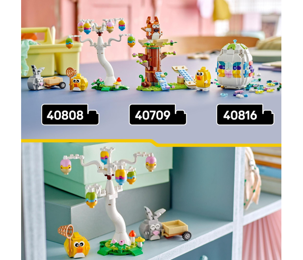 LEGO ICONIC 40808 Poszukiwanie pisanek z zajączkiem i kurczaczkie - 1473437 - zdjęcie 11